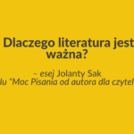 dlaczego literatura jest ważna